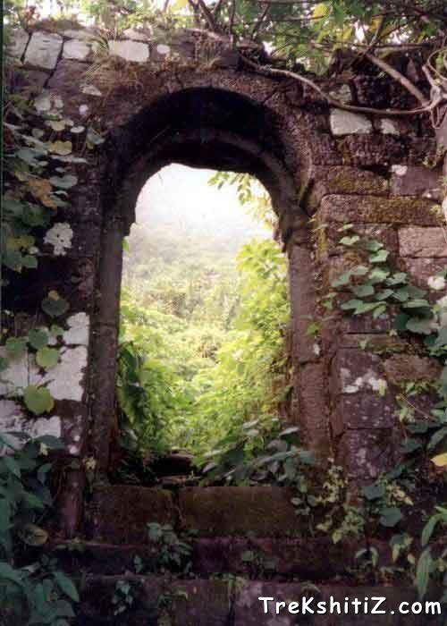Entrance door on Tikona.