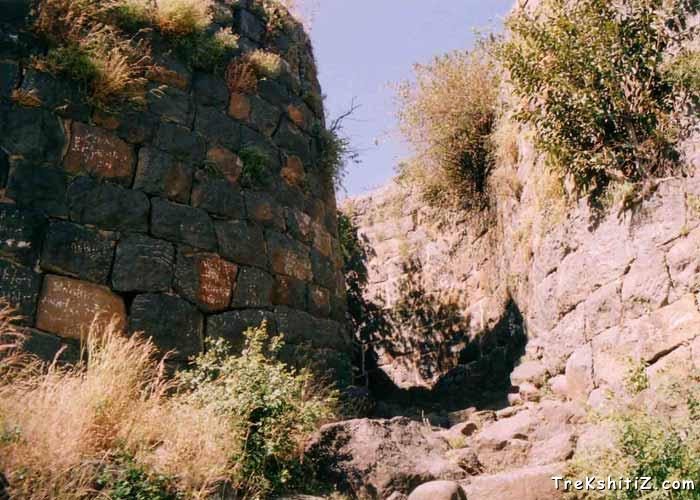 Fortification ofVardhanagad.